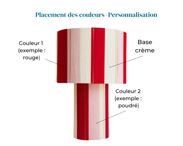 Grande lampe sur mesure - L'Elégante personnalisée