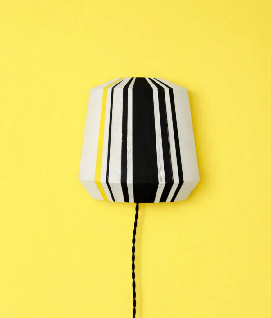 Applique noir et jaune personnalisée