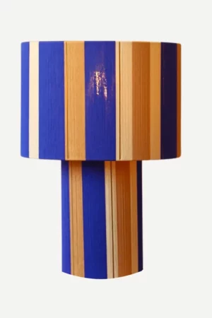Grande lampe bleue l'Elégante Fragments