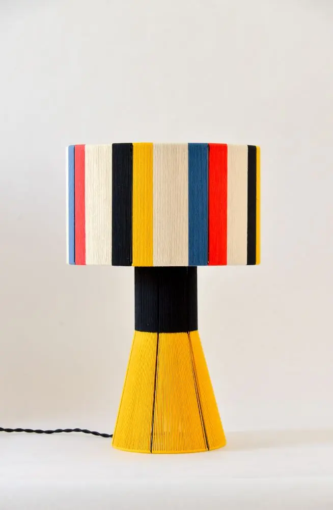 Lampe jaune design