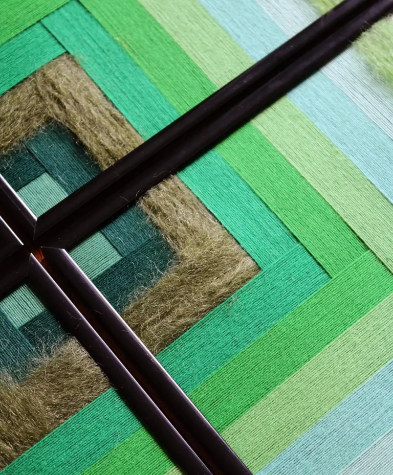 Tableau tissé "Canopée"