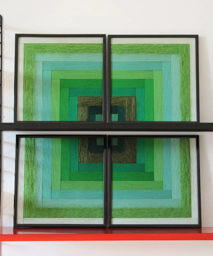 Tableau tissé "Canopée"